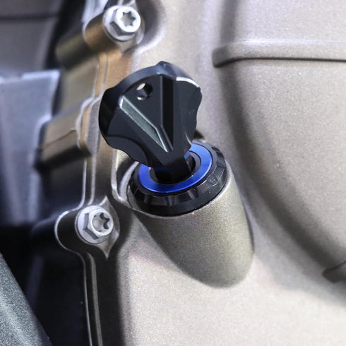 Engine Oil Filler Cap Cover Replacement for Yamaha MT-09 2013-2018/ T-MAX 530 2012-2016/ XSR900 2016-2018 Aluminum Oil Filler Plug(Blue)...