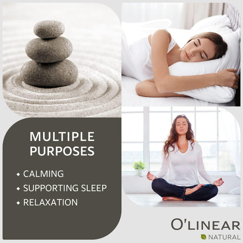 Pure Lavender Essential Oil by O'linear - Tension Relief Lavender Oil for Diffuser & Humidifier - Perfect Bedroom Essential for Deep Dreams - Lave...