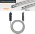 Extra-Thick Drain Brush with Stronger Spring - 67-Inch Flexible Pipe Cleaning Tool - Dual Bristle Heads - Ideal for Curved Pipes and Slim Holes – ...