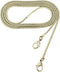 Small Square Copper Purse Shoulder Cross Body Handbag Bag Chains Strap Replacement(Light Gold, 47'')...