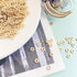 1200pcs 6mm Flat Disc Spacer Beads Round CCB Rondelle Beads Spacers for Bracelet Necklace Jewelry DIY Crafts Making (Gold)...