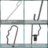 3 Set Pool Skimmer Basket Hook, 16? Stainless Steel Skimmer Lid Lifting Hook with Pool Test Pool Filter Skimmer Handle Inground Pool Cleaner Tools...