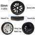 4PC Suitcase Replacement Wheels 2in/50mm X 0.59in/15mm Spinner Wheel Rubber Mute Flexible Smooth for Damaged Luggage Trolley Caster Repair...