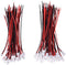 Letool 30 Pairs JST 1.25mm 2 Pin Micro Male Female Connector Plug with Red Black Wire Cable 80mm...