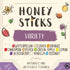 The Honey Jar Variety Pack Honey Sticks - Pure Honey Straws For Tea, Coffee, or a Healthy Treat - One Teaspoon of Flavored Honey Per Stick - Made ...