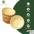 Disposable Palm Leaf 3.5" Round Mini Bowl (25 pcs) Dipping Bowls | Bamboo Like| All Natural and Biodegradable | Charcuterie Boards, BBQs, and Part...
