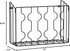 Simple Houseware Wall Door Mount Kitchen Wrap Organizer Rack, Black...