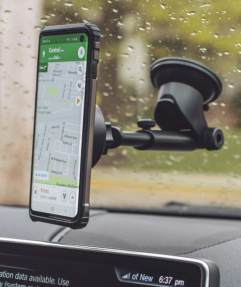 ENCASED LolliLockit Magnetic Grip Car Mount for Pop Phone Holder, Dash/Window Socket Attachment by LolliLocket (Patent Pending)...