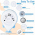 Baby Bath Thermometer, Whale Bath Thermometer Baby Safety, BPA-Free Bath Tub Thermometer, Temp Warning Water Thermometer & Room Thermometer, Bath ...