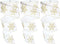 Cindeer 3 Rolls 2.5 Inch 30 Yards Christmas Snowflake Wired Ribbon Glittered Snowflake Wired Edge Ribbon Christmas Ribbon for Tree Gift Wrapping H...