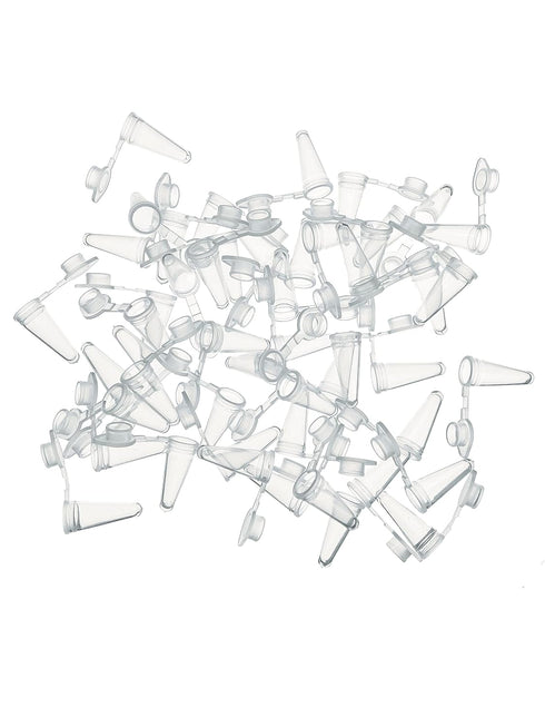 MUHWA 1000pcs PCR Tube with Flat Cap, Microcentrifuge tube, 0.1ml PCR Reaction Tube (0.1ml)...