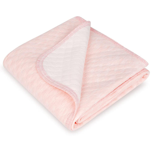 Organic Cotton Baby Blanket Warm, Breathable and Super Soft Quilted Toddler Blanket for Boys and Girls - Thermal Crib Blanket Thick and Light Weig...