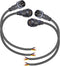 Waterproof Connectors 3 Wire,12AWG Male Female Plug LED Connector with 3Pin Waterproof Connectors,IP68 25CM Extension Cable for Car, Truck, Boat,L...