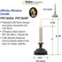 FPC1620P Battery Operated 9 Inch Window Candle New Dynamic 3 D Warm White Flicker Flame, with 3 Position Switch and Automatic On Timer...