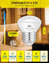 R14 Led bulb 4W E26 Base 2700K Warm White Dimmable Mini LED Reflector Floodlight Bulb 40W Equivalent 400 Lumens 4Pack...
