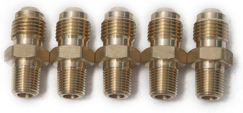 LTWFITTING Brass Flare 5/16" OD x 1/8" Male NPT Connector Tube Fitting(pack of 5)...