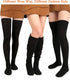 Women Thigh High Socks Extra Long Cotton Knit Warm Thick Tall Long Boot Stockings Leg Warmers...