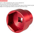 Yoursme Fuel Filter Oil Filter Socket 24mm / 36mm Fuel Filter Cap Remover and Installer for 2003-2010 6.0L / 6.4L Ford Powerstroke Diesel Red...