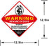 Beware of Dog Sign Warning Signs,no trespassing sign 12.9”x12.9” Reflective Metal Signs 0.70 Aluminum Sign private property Reflective Metal Signs...