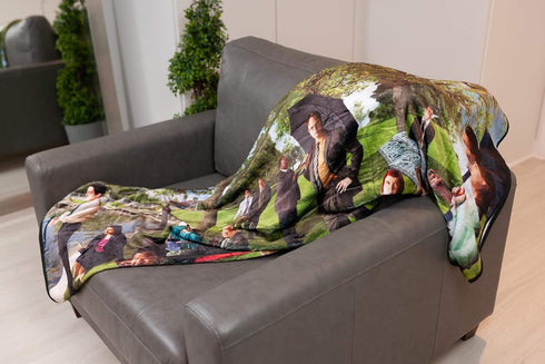 The Office Sunday Afternoon Art Style Fleece Throw Blanket | Official The Office Collectible Blanket | Measures 60 x 45 Inches...