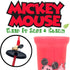 Disney Mickey Mouse Buddy Sips Water Tumbler with 3D Character Head Straw Drinkware, 1 Count - Safe BPA free Bottles, Easy to Clean, Perfect Gifts...