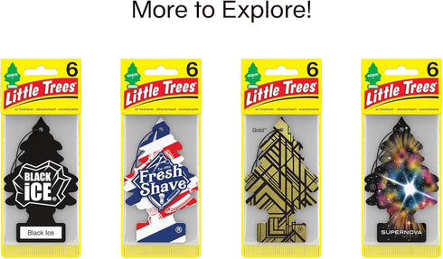 LITTLE TREES Air Fresheners Car Air Freshener. Hanging Tree Provides Long Lasting Scent for Auto or Home. Rose Thorn, 24 Air Fresheners...