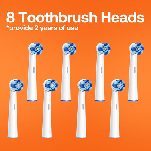 Bitvae R2 Rotating Electric Toothbrush for Adults with 8 Brush Heads, Travel Case, 5 Modes Rechargeable Power Toothbrush with Pressure Sensor, 3 H...