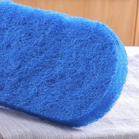 Sponge Brush Home Kitchen Powerful Decontamination Cleaning Brush Bathtub Brush (3pc,Sponge Brushes-Blue)...