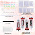 B-7000 Clear Rhinestone Glue and Flat Back Pearls for Craft, Shynek 4Pcs 25ML Crystal Jewelry Glue with 10000PCS AB White Pearl Rhinestones for Tu...