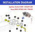Panglong EZGO TXT Ignition Switch, EZGO TXT Key with Switch, Suitable for 1981-up EZGO TXT, Medalist, Workhorse, ST, Shuttle, and Marathon; Replac...