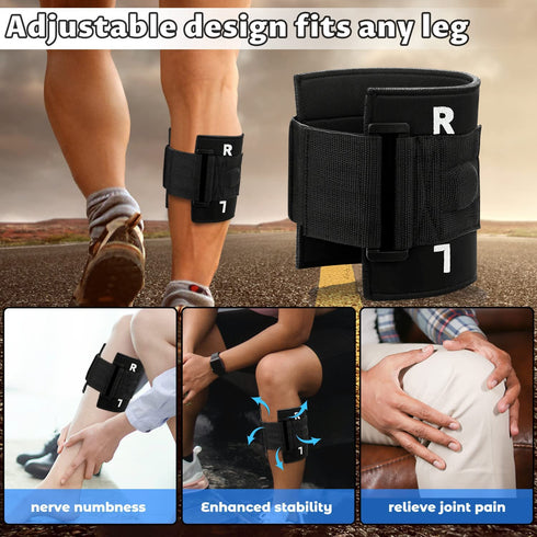 Sciatica Pain Relief Devices, Acupressure System Sciatica Pain Relief Brace For Sciatic Nerve Pain, Lower Back, & Hip - Knee Brace With Pressure P...