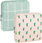 2 Pack Period Bag for Teen Aged Girls, Sanitary Napkin Storage Bag, Functional Waterproof Sanitary Pads Bags for Panty Liners, Tampons, Menstrual ...