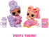 LOL Surprise Loves Mini Sweets - Peeps Fluff Chick with Collectible Doll, 7 Surprises, Spring Easter Theme, Peeps Limited Edition Small Doll - Gre...