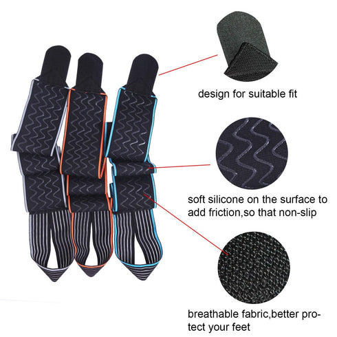 Ankle Support,Adjustable Ankle Brace Breathable Nylon Material Super Elastic and Comfortable,1 Size Fits all, Suitable for Sports (blue 1)...