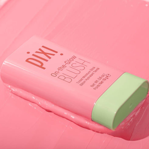Pixi On-the-Glow Blush, Hydrating Tinted Moisture Blush Stick with Ginseng, Aloe Vera & Fruit Extracts, For Cheeks & Lips, 19g / 0.6oz, Paraben-Fr...