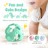 Dinosaur Baby Teething Toys, Textured Sensory Toys for Babies, Lightweight Soft Baby Sensory Toys, BPA-Free Silicone Infant Teething Toys, 0-18 Mo...