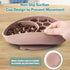 Slow Feeder Dog Bowls, Silicone Pet Food Bowls with Suction Cups for Small Medium Breed, Non-Slip Dog Feeding Bowls Slow Down Pet Eating Speed, An...