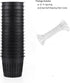 ORIMERC 15 Pack 4 inch Net Cup Pots with 15 feet Hydroponic Self Watering Wick for Aquaponics Buckets Insert Orchid Kratky Vegetable Garden Garden...