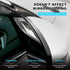 2 PCS Car Rear View Mirror Rain Visor Guard, Carbon Fiber Automotive Rear View Side Mirror Rain Eyebrow, Universal Vehicle Side View Mirror Rain C...