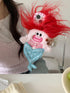 LMA Funny Mermaid Phone Case Compatible with iPhone 15 Pro Ugly Weird Plush Phone Case for Women Girls Cute Cases Compatible with iPhone 15 Pro(Me...