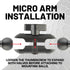Bulletpoint 2.6" Aluminum Mounting Arm Dual 20mm Socket Connector Ends Compatible with 20mm Ball Mounts...