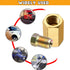 3/8 Inch-24 Threads Brake Line Fittings Assortment for 3/16 Inch Tube set of 2(8 Unions, 16 Nuts)...