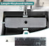 Kitchen Sink Splash Guard, 17.5” X 5.5”Silicone Faucet Splash Guard,Faucet Mat For Kitchen Sink,Sink Faucet Mat,Drip Protector Splash Countertop (...