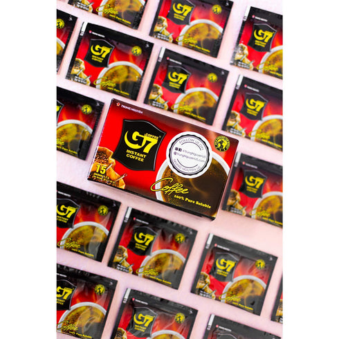 G7 pure black coffee, 30 Grams by Trung Nguyen...