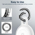 4 Pack Airtag Holder, IPX8 Waterproof Silicone Airtag Keychain for Apple Airtag, Protective Anti-Scratch Airtag Case for Dog Collar Cat Collar, Wa...
