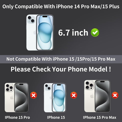 2 Pack Privacy Screen Protector for iPhone 15 Plus/14 pro max Gradient Soft Film for iPhone 15Plus Anti-Spy, Anti-Blue Light, Eye Protection, Anti...