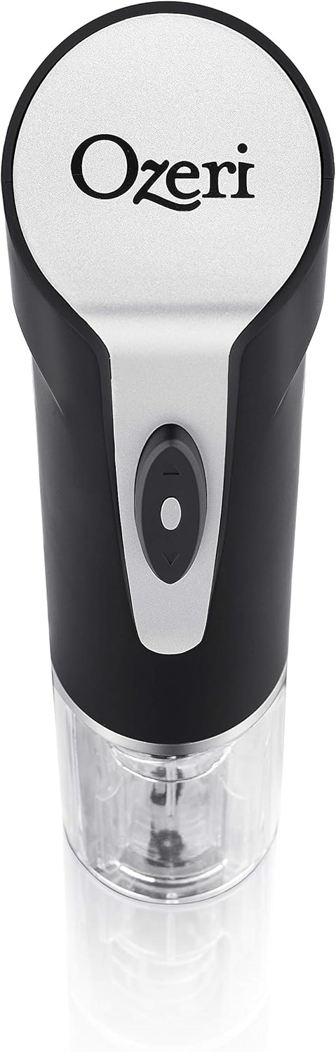 Ozeri Prestige II Cordless Electric Wine Bottle Opener with Foil Cutter...