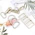 15Pcs Metal Swivel Snaps Hooks with D Rings and Tri-Glides Slide Buckles for Key Lanyard Purse Bag Straps Dog Collars DIY Sewing Hardware Craft (1...