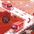 Fire Truck Toy for 3-8 Year Old Boys Girls, LED Music Electric Universal Wheel Fire Truck Toys, Toddlers and Kids Fire Truck Toys Gifts, Red, CDDZ...