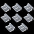 Saim Acrylic Aquarium Cover Clip,8 PCS Clear Fish Tank Glass Cover Clip Support Holder,Universal Lid Clips for Rimless Aquariums (8mm)...